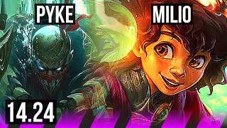 PYKE & Jinx vs MILIO & Miss Fortune (SUP) | KR Diamond | 14.24