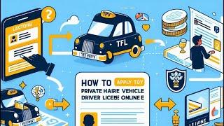 How to apply for a Transport for London (TfL) private hire vehicle (PHV) driver licence online