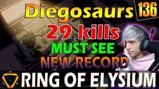 Diegosaurs | 29 kills | KILLMACHINE in ACTION - MUST SEE | ROE (Ring of Elysium) | G136
