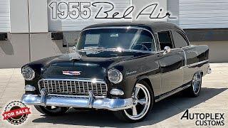 1955 CHEVROLET BEL AIR FRAME OFF RESTOMOD FOR SALE!