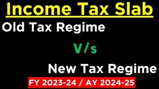 Income Tax Slab for Individual & HUF For the FY 2023-24 and AY 2024-25 II #cavedtaya