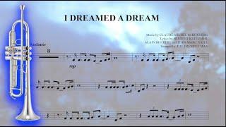I Dreamed a Dream - Bb Trumpet Sheet Music