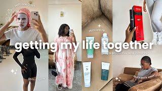 GETTING MY LIFE TOGETHER | work deadlines, full body wax, new tripod, core/abs routine + selfcare