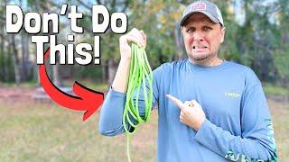 SECRET To NEVER Having Tangled Extension Cords Again!  Wrap Them Like The Pros!