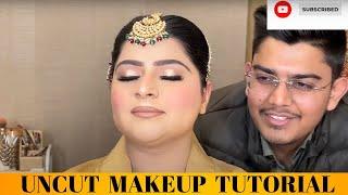 How to do GLOSSY BRIDAL makeup by @Sakshi Gupta Makeup Studio & Academy in simple steps