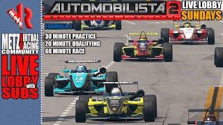 Automobilista 2 v1.5 'LIVE LOBBY SUNDAYS' with the METZ Virtual Racing Community! LIVE!