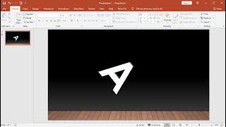 Acrobatic Text Animation in PowerPoint 2019 (Rahmat Maulana)