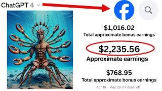 $2,235  A Month On Facebook - Get Paid For Posting Ai Content!