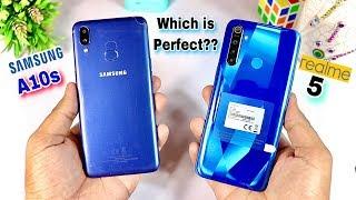 Realme 5 vs Samsung A10s Comparsion Fight!! - Speed Test, Camera Test & Details [Urdu/Hindi]