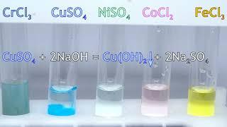 Гидроксиды и гидроксокомплексы девяти металлов / Hydroxides and hydroxocomplexes of nine metals