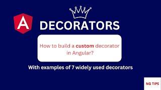 How to write custom decorators in Angular?