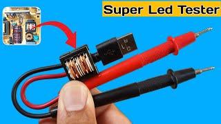 Make universal led tester || Diy led tester using inductor coil || led tester