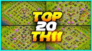 New Best Th11 base link War/Farming Base (Top20) With Link in Clash of Clans - best th 11 defense