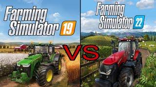 Farming Simulator 19 Vs Farming Simulator 22