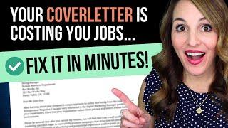 URGENT! Your Cover Letter Is SABOTAGING Your Job Search in 2025 - Fix It In Minutes!