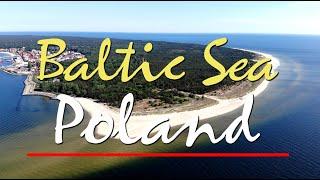 Morze Bałtyckie z lotu ptaka 4K | Film relaksacyjny | Baltic Sea in Poland with relaxing music
