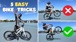 Learn 5 Beginner Mountain Bike Tricks!