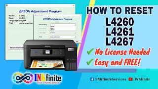 How to Reset EPSON L4260 L4261 L4267 with Resetter | INKfinite