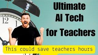 Magic School AI  is a complete game changer | Solutions for teachers