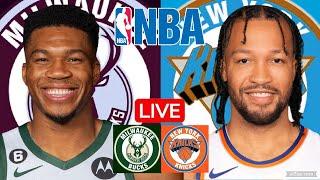 LIVE: MILWAUKEE BUCKS vs NEW YORK KNICKS | NBA | PLAY BY PLAY | SCOREBOARD