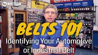 V Belt Sizes & Types - Identifying Your Auto or Industrial Belt