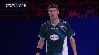 Match point - Viktor Axelsen vs Toma Junior Popov - MS, SF - EC 2024