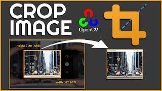 How to Crop Image in OpenCv python | Crop photo