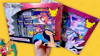 NEW! Celebrations Dark Sylveon V & Lance's Charizard V box - Pokemon