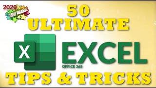 50 Ultimate Excel Tips and Tricks for 2020