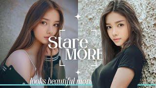 AI GIRL/Face Swap OR Real Beauty - Lookbook | STARE More 2023 | deCuties #aibeauties