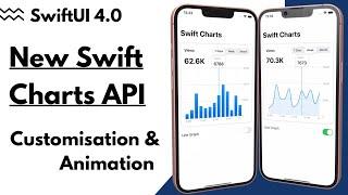 SwiftUI 4.0 - New Swift Charts API - Customisation, Animations & Gestures - Xcode 14 - WWDC 2022
