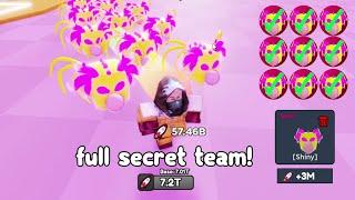 Got full Team of Shiny Secrets (Fly Race)