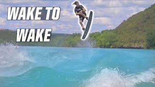 HOW TO JUMP WAKE TO WAKE - WAKEBOARDING - BOAT