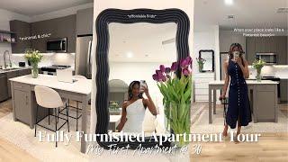 Minimal Studio Apartment Tour (affordable finds)  | my first apartment at 30!