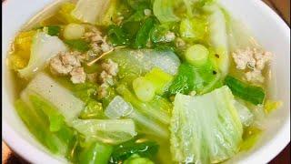 Quick & Easy: NAPA CABBAGE SOUP recipe