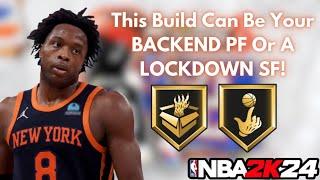 This PF/SF Can Be Your BACKEND OR LOCKDOWN On NBA2K24! 6'7" With HOF Interceptor & Boxout Beast!