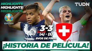 Highlights | Francia 3(4)-(5)3 Suiza | UEFA Euro 2020 | 8vos Final | TUDN