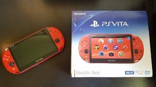 Unboxing - Metallic Red Playstation Vita 2nd Gen