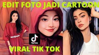 Cara Edit Foto Jadi Kartun Viral di Tik Tok Terbaru || Tutorial Edit Foto Kartun