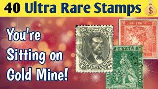 Most Expensive Stamps In The World - You Are Sitting On Gold Mine | 40 Ultra Rare Stamps