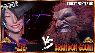 STREET FIGHTER 6 🩸 ZJZ (A.K.I.) vs BrandonGouki (AKUMA) 🩸 SF6 High Level Matches 🩸