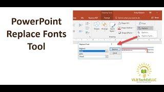 PowerPoint Replace Fonts Tool