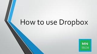 How to Use Dropbox - Complete Step by Step Tutorial.(Urdu/Hindi)