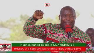 #imbonerakureday2024 : S.E Varisito Ndayishimiye : UBURUNDI BUGIYE GUTERA IMBERE MU  MWANYA MUTO