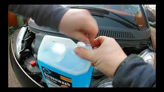 How To Top Up your screen wash on a Smart Car