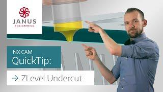 NX CAM Tutorial | New in Siemens NX 2312: ZLevel Undercut