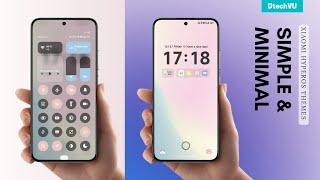 Minimal Xiaomi HyperOS Themes | Best Xiaomi HyperOS Themes for Poco & Xiaomi