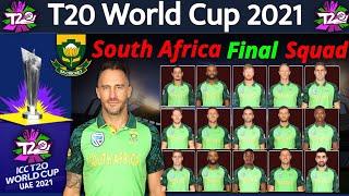 T20 World Cup 2021 - South Africa Team Best Squad | South Africa Team Squad T20 World Cup 2021 | WC