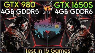 GTX 980 vs GTX 1650 Super - Test In 15 Games - Which Is Best ?