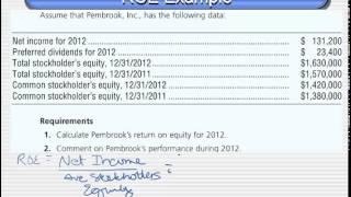 Return on Equity Example